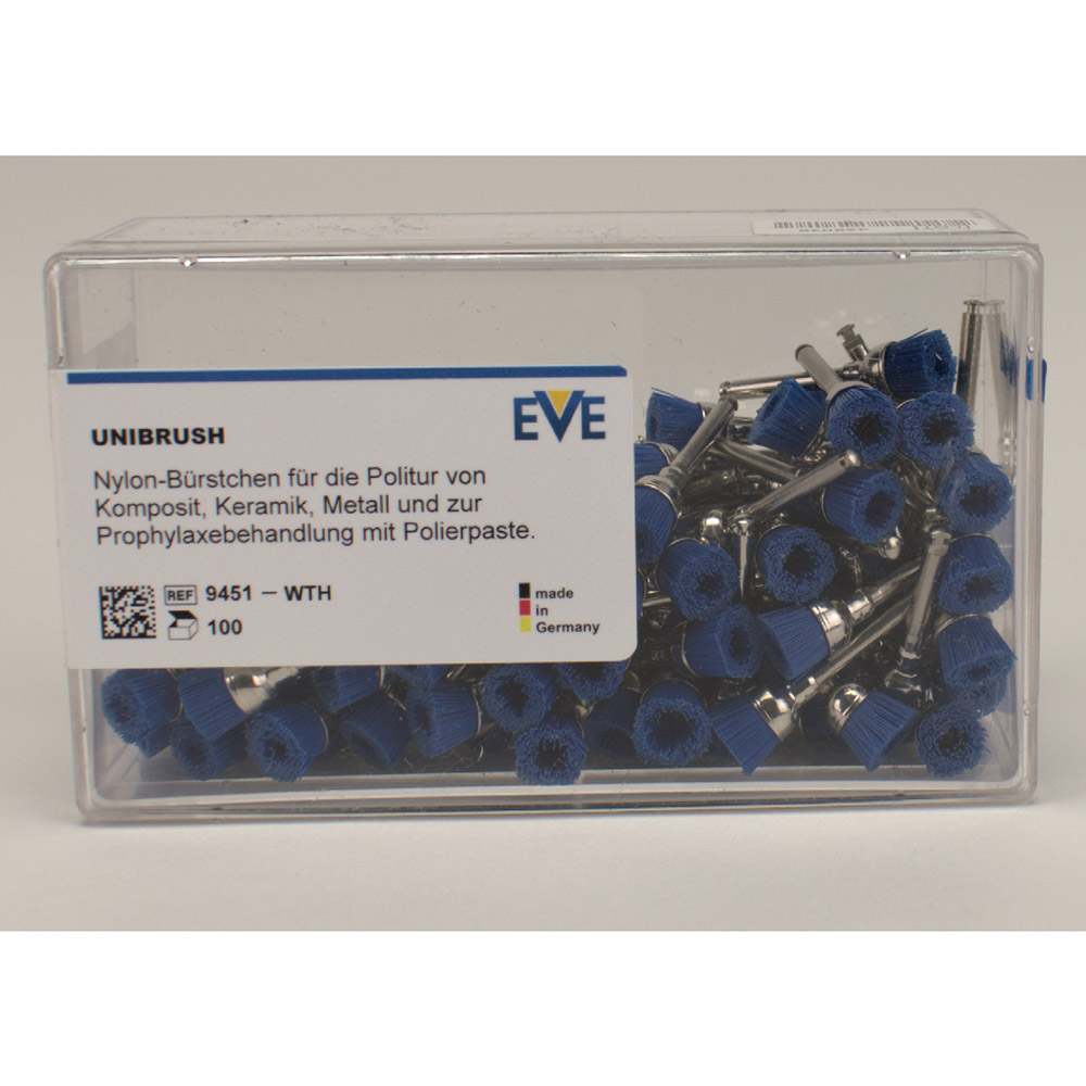 EVE Unibrush Wst WTH, 100 stk.