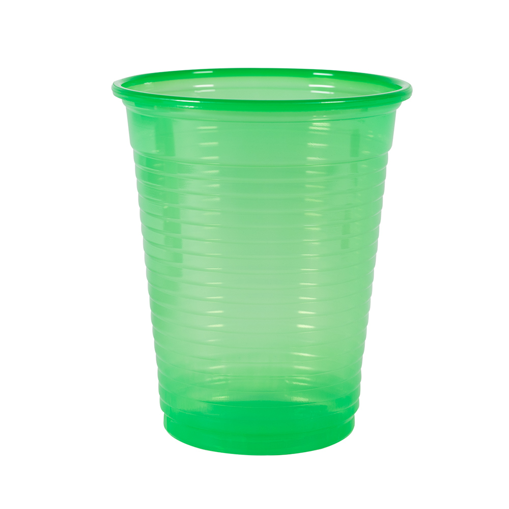 Monoart drikkebæger 200 ml grøn, 100 stk.